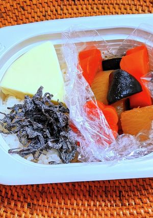 チーズと塩昆布のっけ弁当-レシピのメイン写真