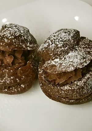 ヘルシオで作るチョコレートシュークリーム-レシピのメイン写真