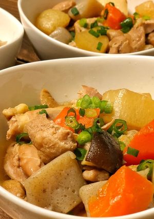 クッキングプロで鶏もも肉の煮物-レシピのメイン写真