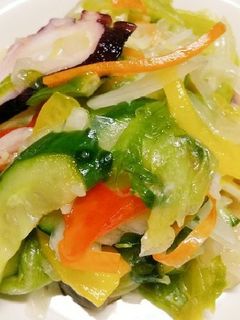 タコと野菜の簡単マリネ-レシピのメイン写真