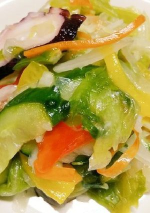 タコと野菜の簡単マリネ-レシピのメイン写真