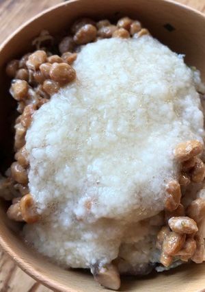 今日もシンプル。納豆トロロご飯-レシピのメイン写真