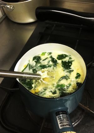ホウレンソウと卵の中華スープ-レシピのメイン写真