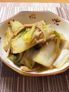 簡単◎白菜きのこのオイスターソース煮-レシピのメイン写真