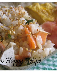 秋のお弁当に☆鮭しそご飯☆-レシピのメイン写真