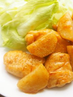 むね肉・長いもの山椒照り焼き!大人な味♪-レシピのメイン写真