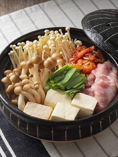 きのこの入った豆腐チゲ鍋-レシピのメイン写真