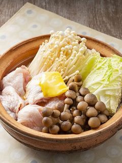鶏ときのこの塩バター鍋-レシピのメイン写真