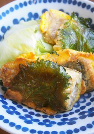 サバの大葉巻きピカタ♪大葉で食べやすく♪-レシピのメイン写真