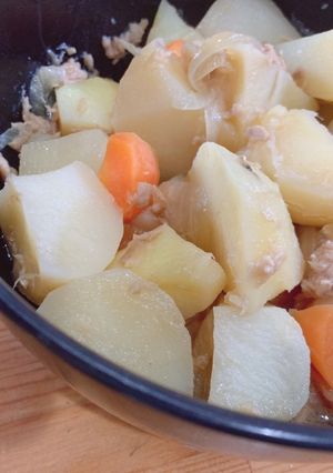 レンジでパパっと!しみしみツナじゃが-レシピのメイン写真