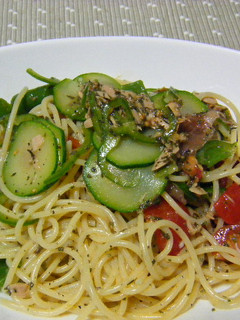 ☆バジルとぜいたく夏野菜の冷製パスタ☆-レシピのメイン写真