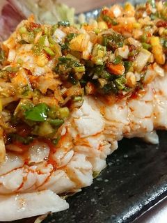 鶏むね肉で!簡単茹で鶏のよだれ鶏風-レシピのメイン写真
