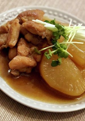 鶏大根　味しみ美味　フライパンで7分-レシピのメイン写真