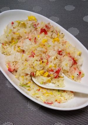 カニカマの簡単炒飯-レシピのメイン写真