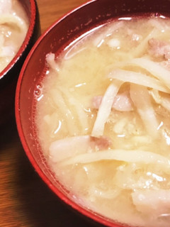 こく甘!切り干し大根と豚バラのお味噌汁-レシピのメイン写真