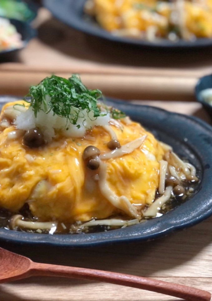 きのこあんの和風オムライス-レシピのメイン写真
