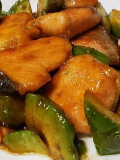 鮭とアボカドの一口照り焼き-レシピのメイン写真
