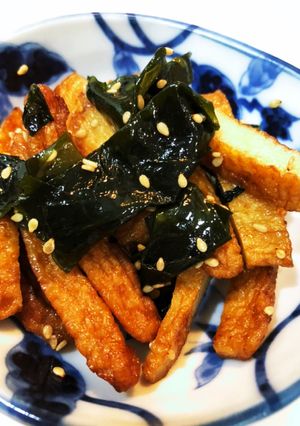 簡単♡わかめとかく天の炒め物♡お弁当にも-レシピのメイン写真