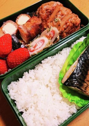 中学生男子　和風弁当？-レシピのメイン写真