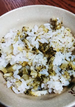 ヘルシーなブロッコリーの炊き込みご飯♪-レシピのメイン写真