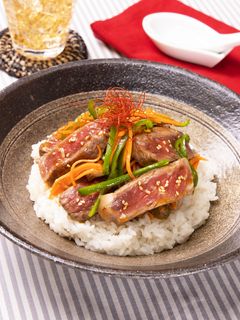 プルコギステーキ丼-レシピのメイン写真
