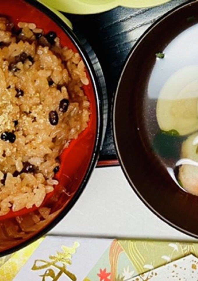 小豆と切り餅の赤飯-レシピのメイン写真