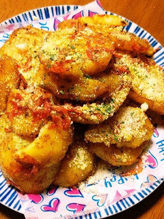 簡単1品◎小えびとカレーのポテト。-レシピのメイン写真