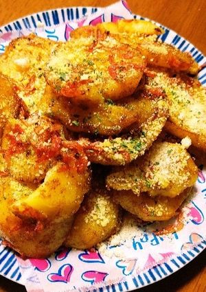 簡単１品◎小えびとカレーのポテト。-レシピのメイン写真