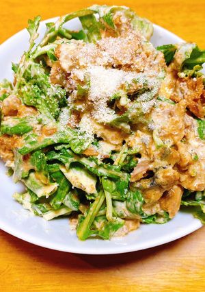 ルッコラと鯖缶のマヨネーズ和え-レシピのメイン写真