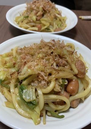 安くてガッツリ！男の焼きうどん-レシピのメイン写真