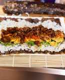 恵方巻き★太巻★簡単★牛キムチキンパ