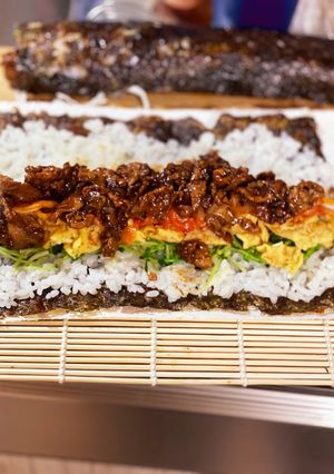 恵方巻き★太巻★簡単★牛キムチキンパ-レシピのメイン写真