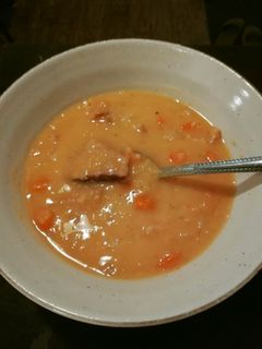 黄色い挽き割りお豆のほっこりスープ-レシピのメイン写真