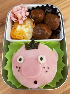 キャラ弁♪ピクミンのアルフ弁当!-レシピのメイン写真