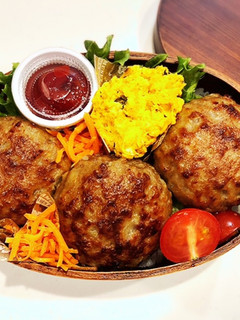 のっけ弁当(ハンバーグ)-レシピのメイン写真