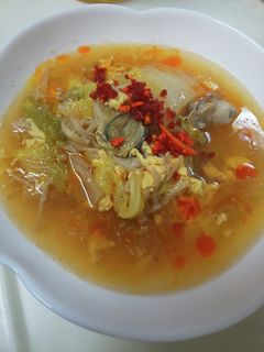 白菜と牡蠣の酸辣湯風-レシピのメイン写真