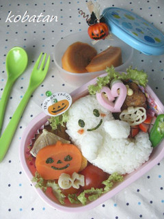 ✿ハロウィンのお弁当(キャラ弁)✿-レシピのメイン写真