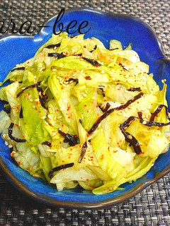 切って和えるだけ♪塩こんぶレタスナムル-レシピのメイン写真