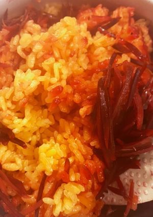 鍋炊き☆ビーツご飯-レシピのメイン写真