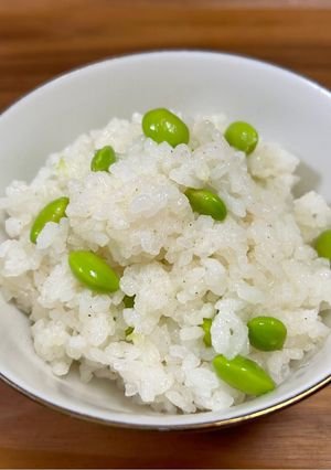 今夜の夕飯♪旨だし枝豆ご飯-レシピのメイン写真