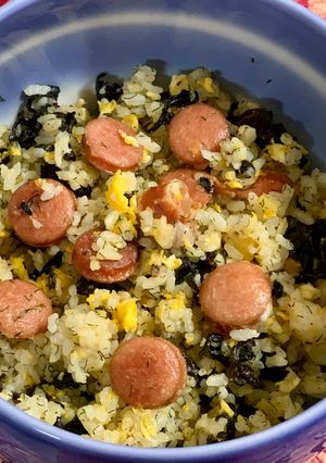 木耳とウインナーのチャーハン-レシピのメイン写真