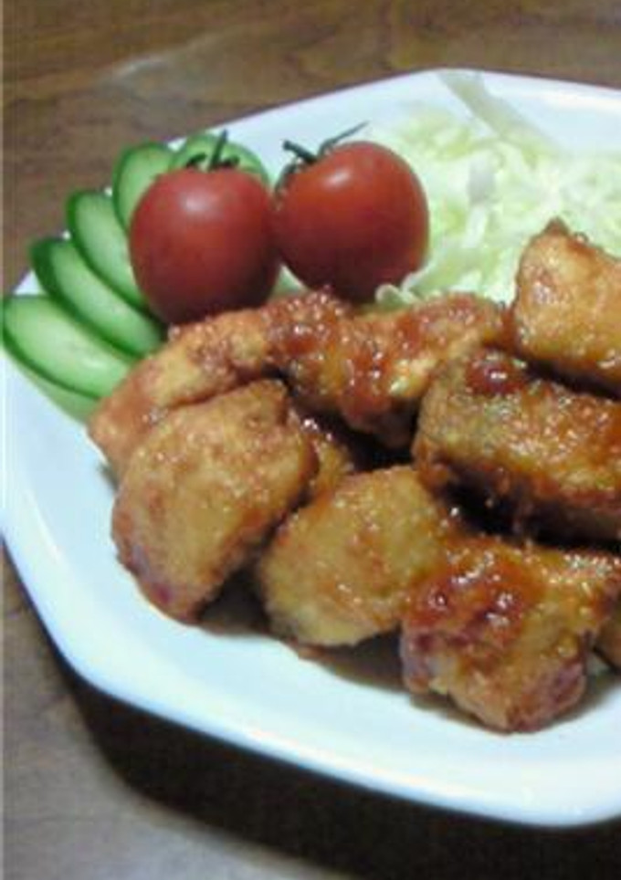 鮭の竜田揚げ☆甘酢あん-レシピのメイン写真