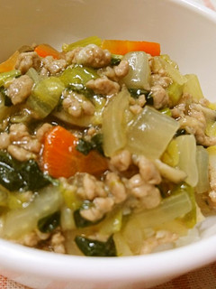 12~18か月頃 野菜たっぷり中華丼-レシピのメイン写真