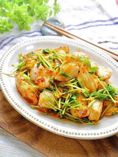 節約ガッツリおかず♡『豆苗鶏キムチ』-レシピのメイン写真