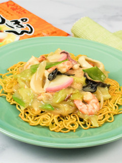 パリもち皿うどん-レシピのメイン写真