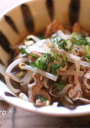 mもやしと豚の食べるスープ-レシピのメイン写真