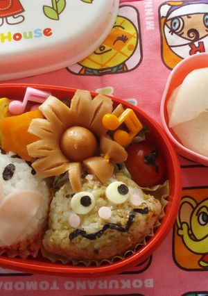 キャラ弁☆アンパンマン＆カレーパンマン-レシピのメイン写真