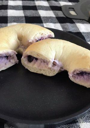 ブルーベリーとクリームチーズのベーグル-レシピのメイン写真