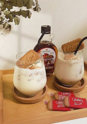 簡単カフェ風♡ロータス×アイスドリンク-レシピのメイン写真