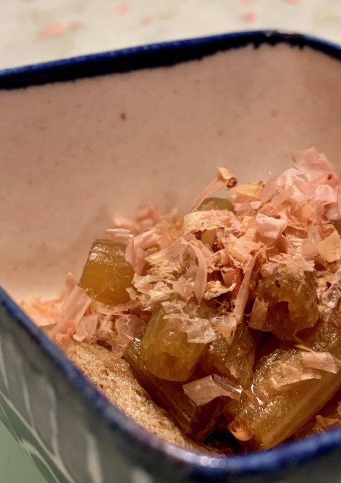 下茹で不要！ふきと薄揚げの煮物-レシピのメイン写真